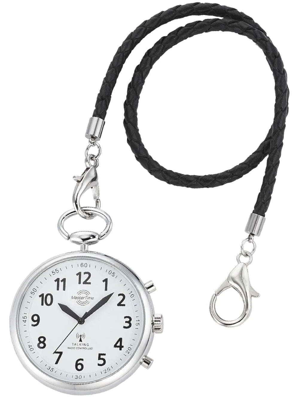 Master Time MTGA-10938-12M Radio-Controlled Quartz Talking Pocket Watch 40mm
