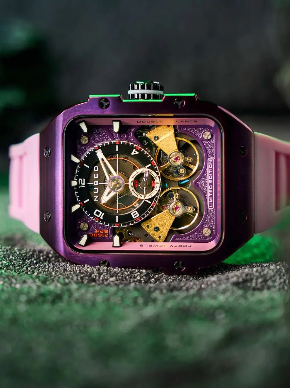 Nubeo NB-6077-0D Mens Watch Maven Automatic Limited 44mm 5ATM