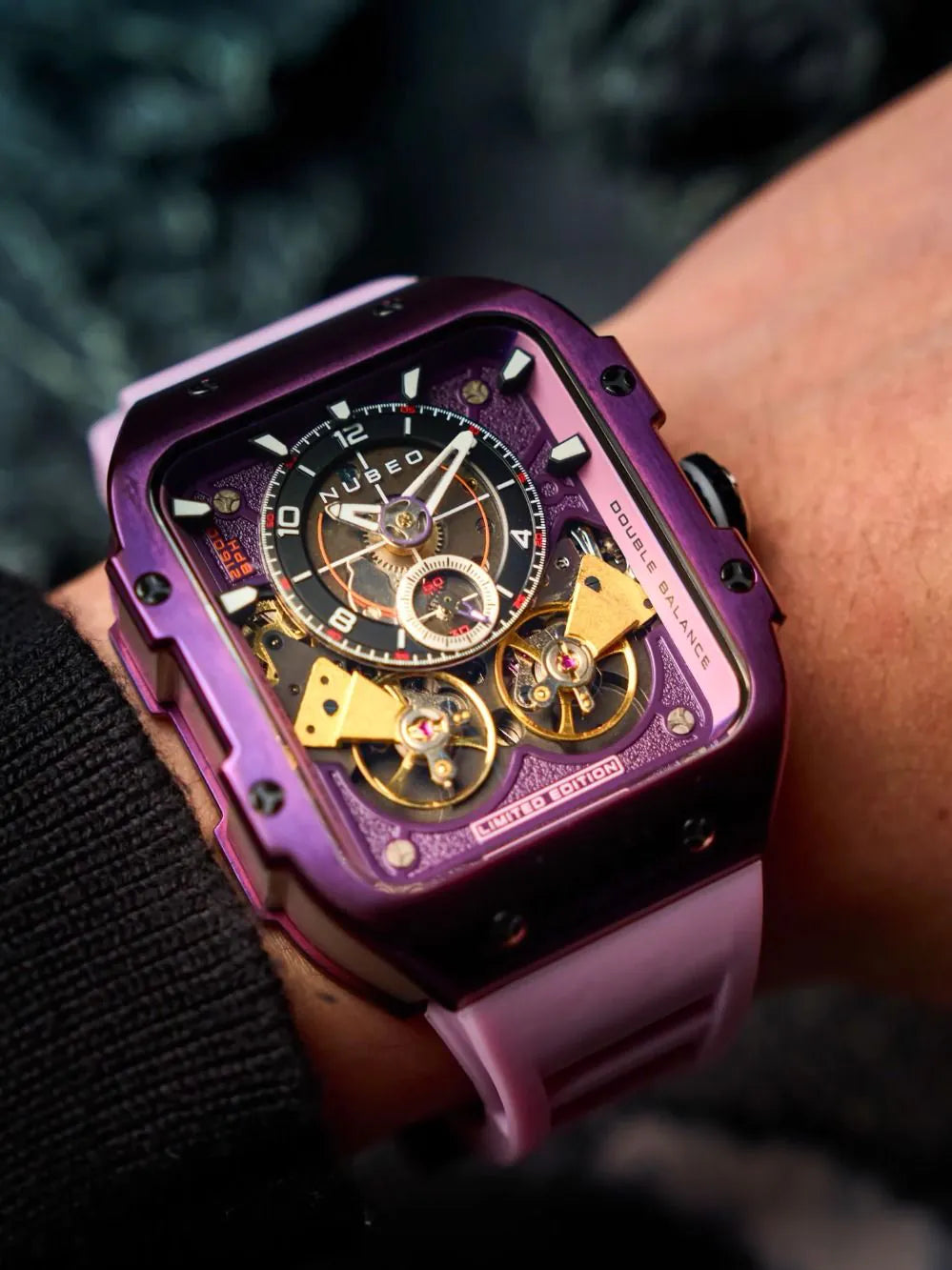 Nubeo NB-6077-0D Mens Watch Maven Automatic Limited 44mm 5ATM