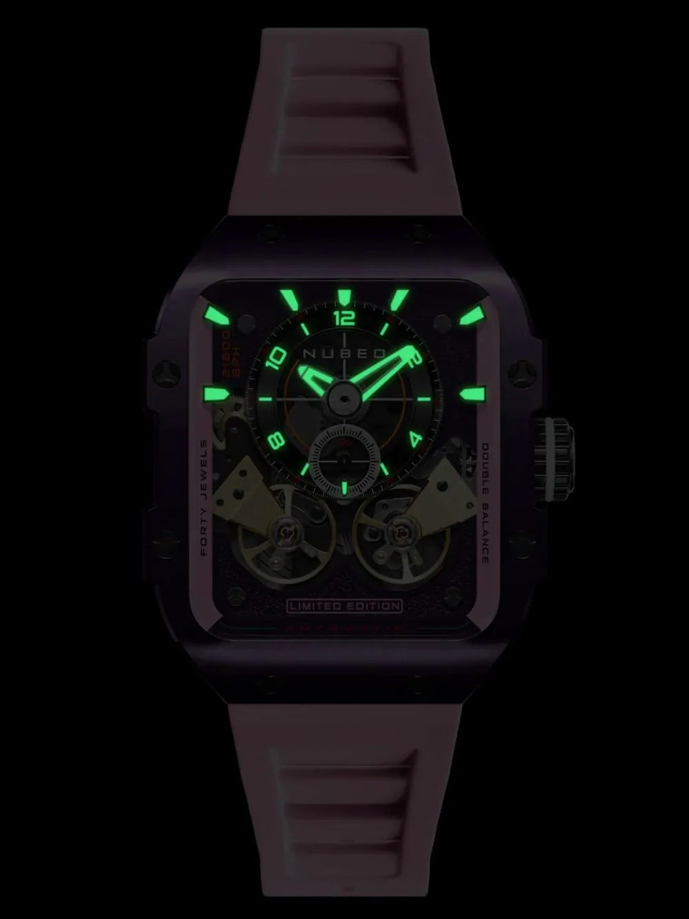 Nubeo NB-6077-0D Mens Watch Maven Automatic Limited 44mm 5ATM