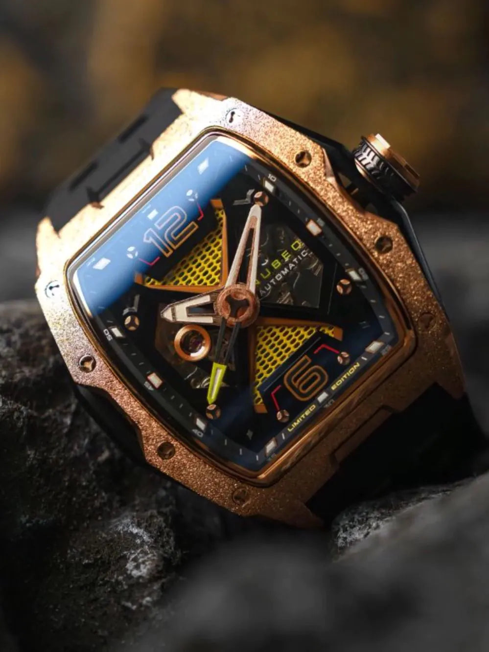 Nubeo NB-6078-07 Mens Watch Davinci Automatic Limited 46mm 5ATM