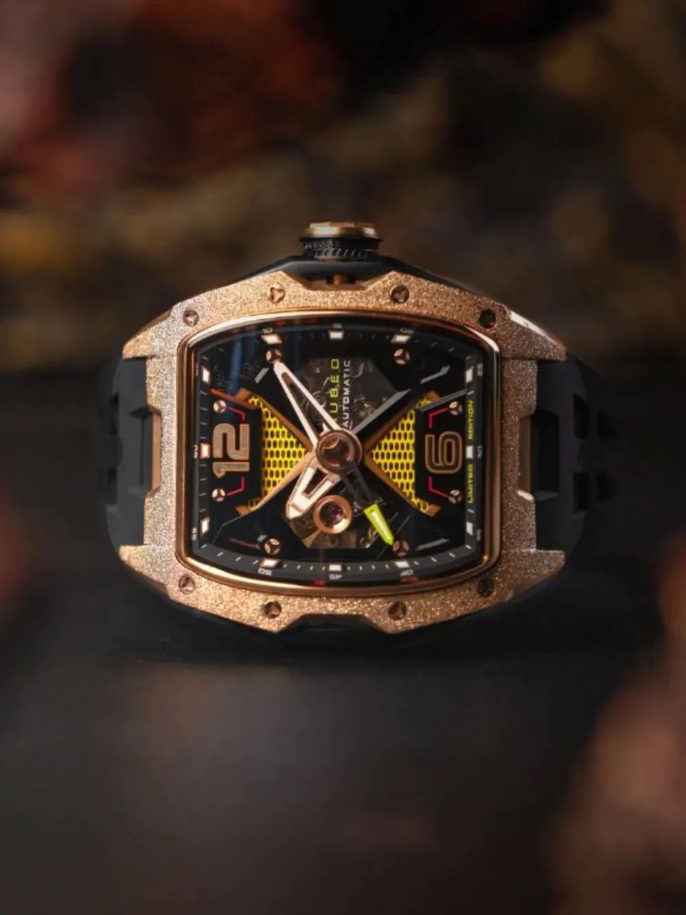 Nubeo NB-6078-07 Mens Watch Davinci Automatic Limited 46mm 5ATM