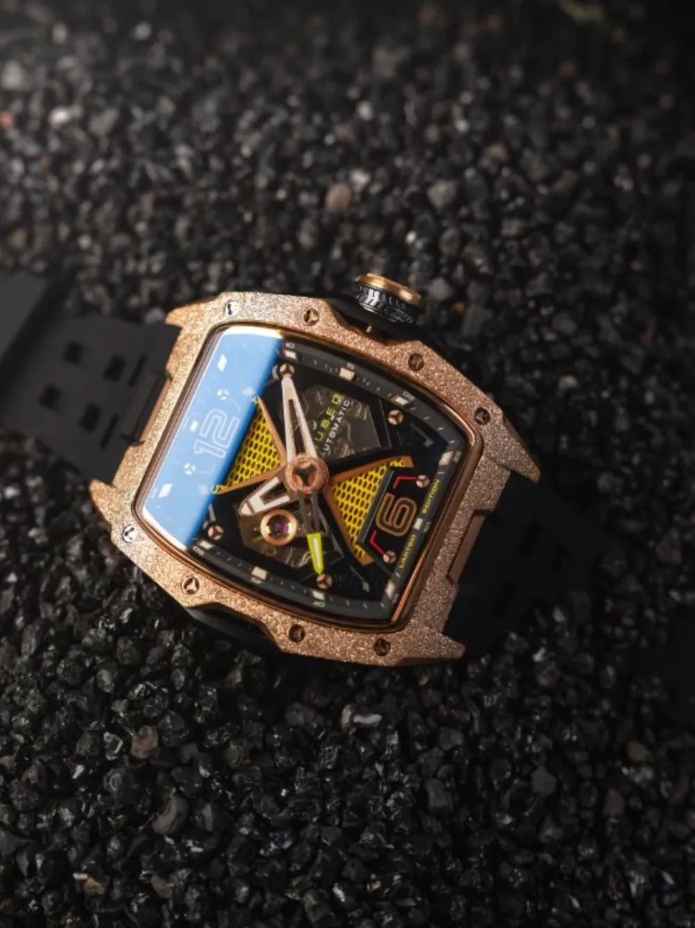 Nubeo NB-6078-07 Mens Watch Davinci Automatic Limited 46mm 5ATM