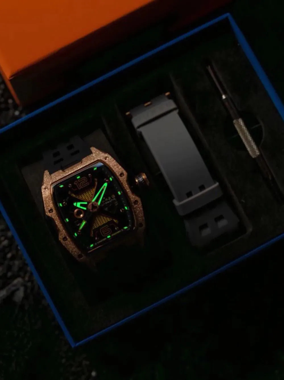 Nubeo NB-6078-07 Mens Watch Davinci Automatic Limited 46mm 5ATM