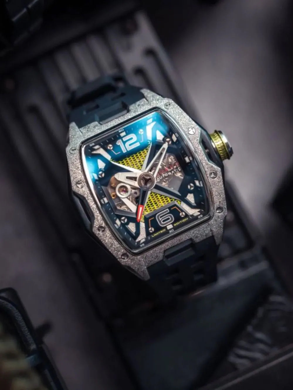 Nubeo NB-6078-08 Mens Watch Davinci Automatic Limited 46mm 5ATM