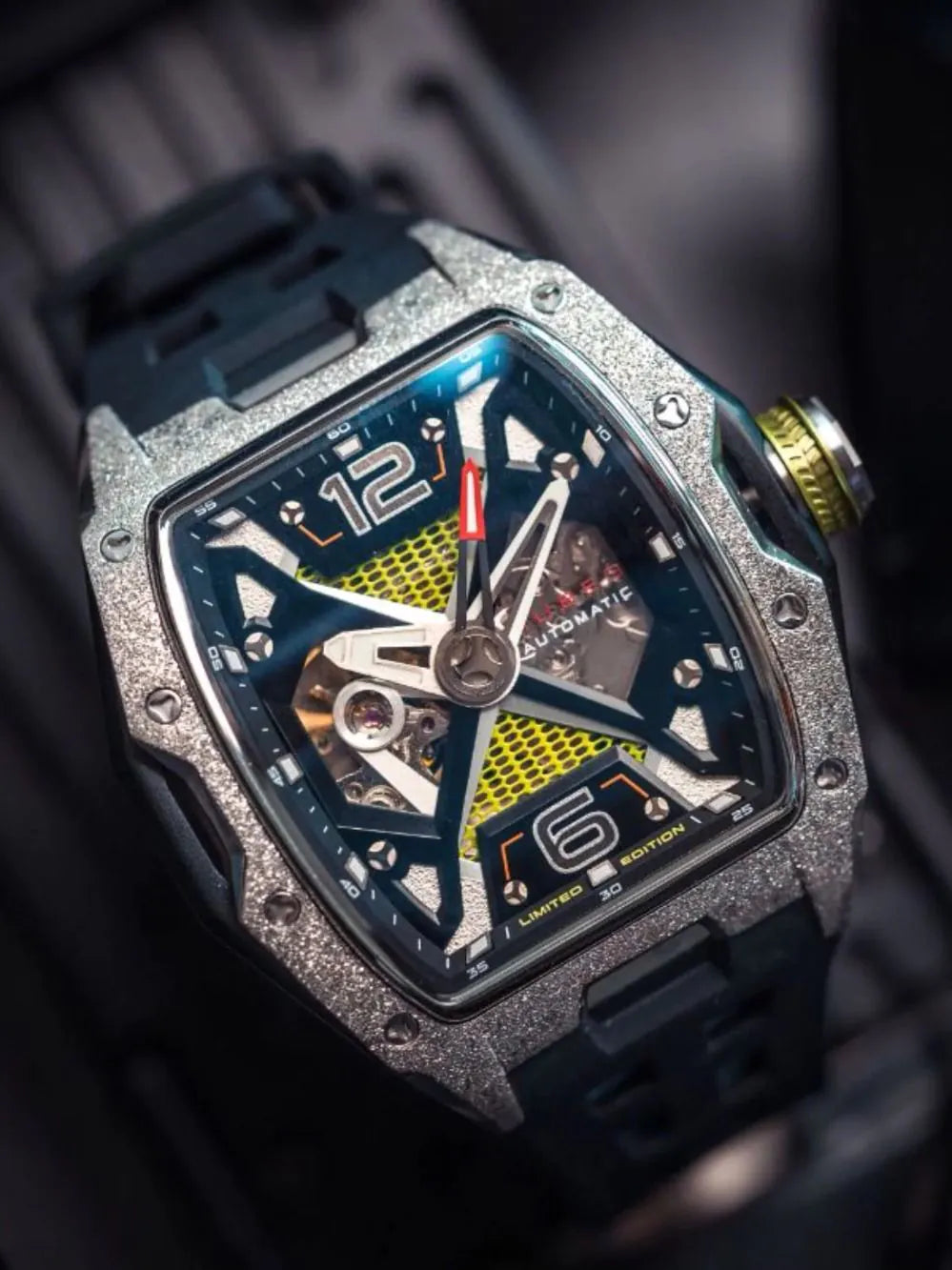 Nubeo NB-6078-08 Mens Watch Davinci Automatic Limited 46mm 5ATM