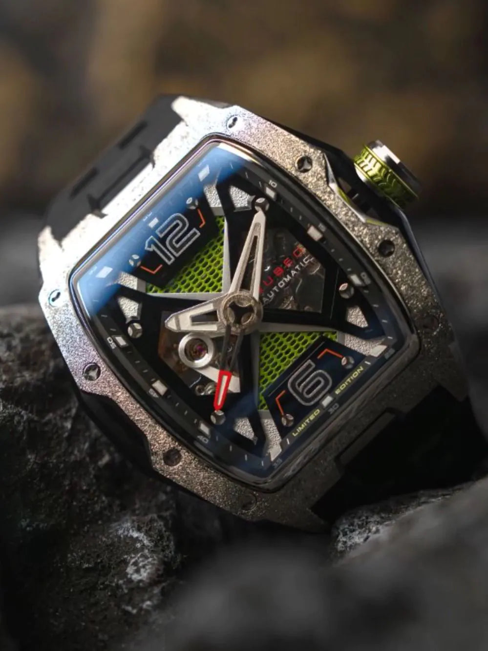 Nubeo NB-6078-08 Mens Watch Davinci Automatic Limited 46mm 5ATM