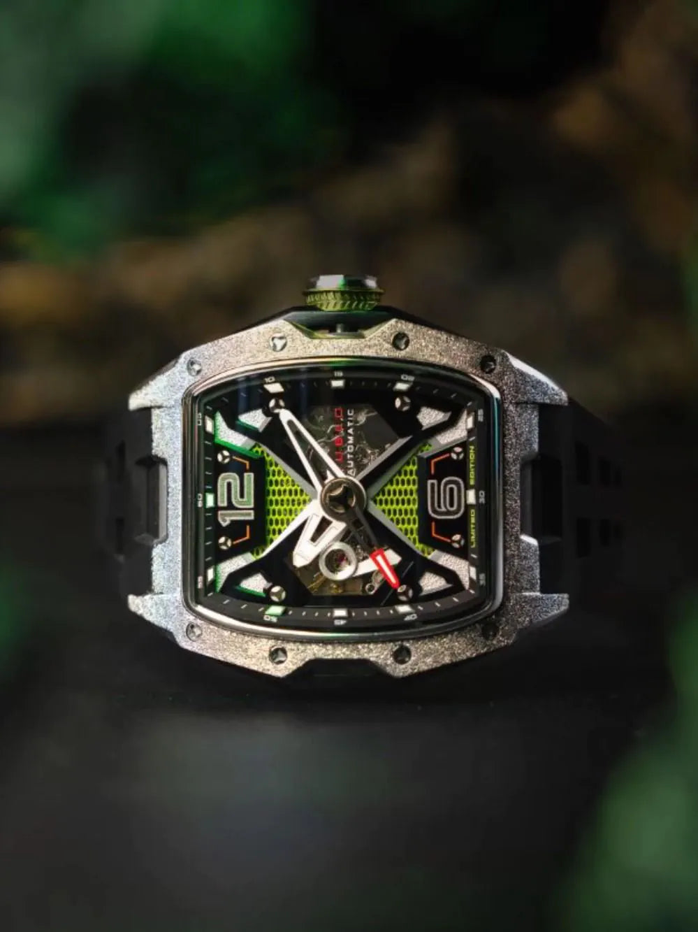 Nubeo NB-6078-08 Mens Watch Davinci Automatic Limited 46mm 5ATM