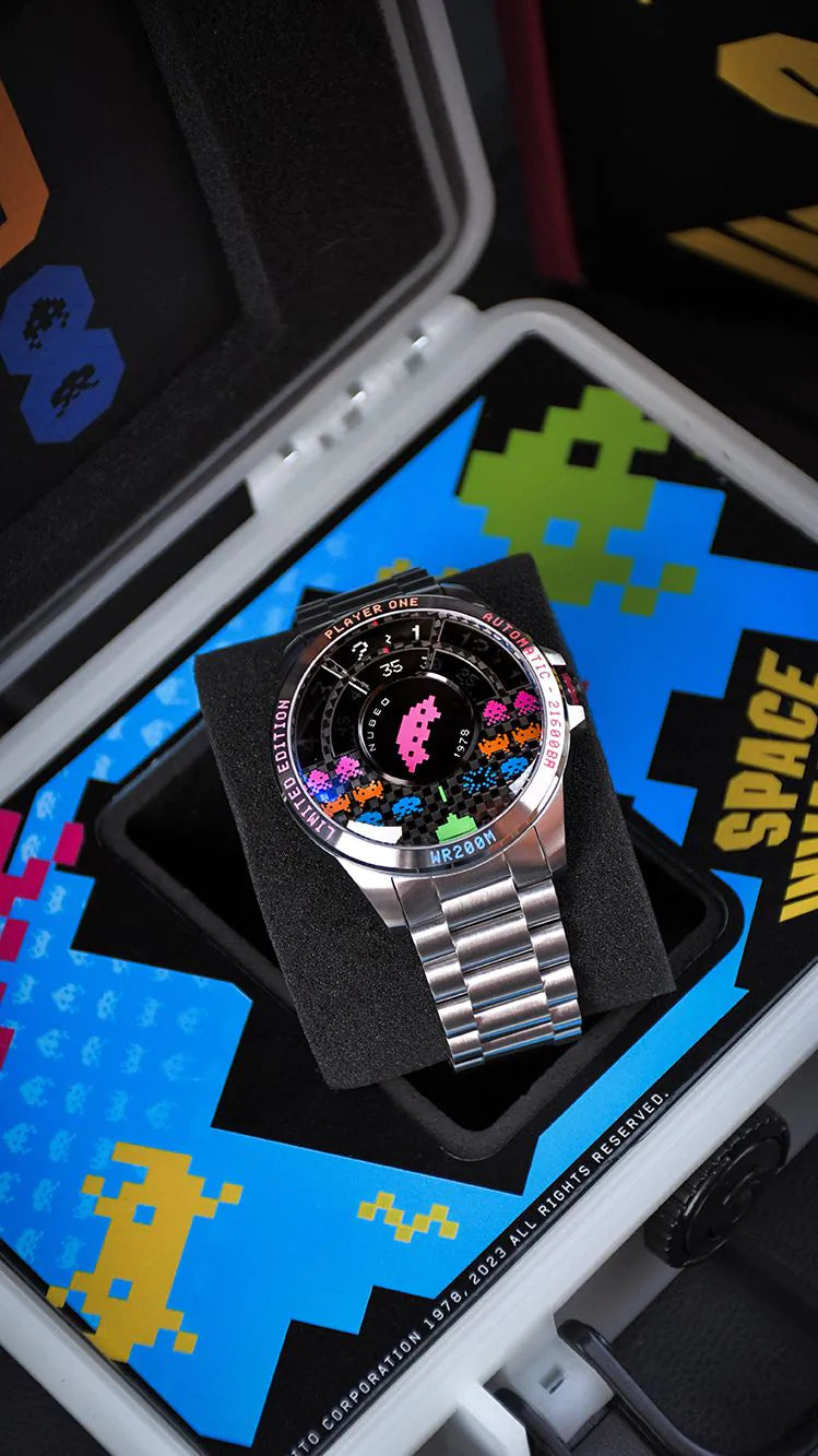 Nubeo NB-6082-SI-11 Mens Watch Quasar Automatic Limited 48mm 20ATM