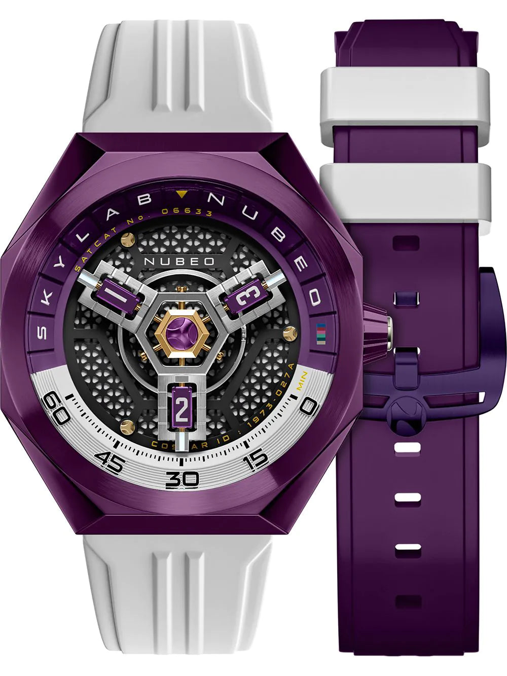 Nubeo NB-6083-05 Mens Watch Skylab Automatic Limited 48mm 10ATM