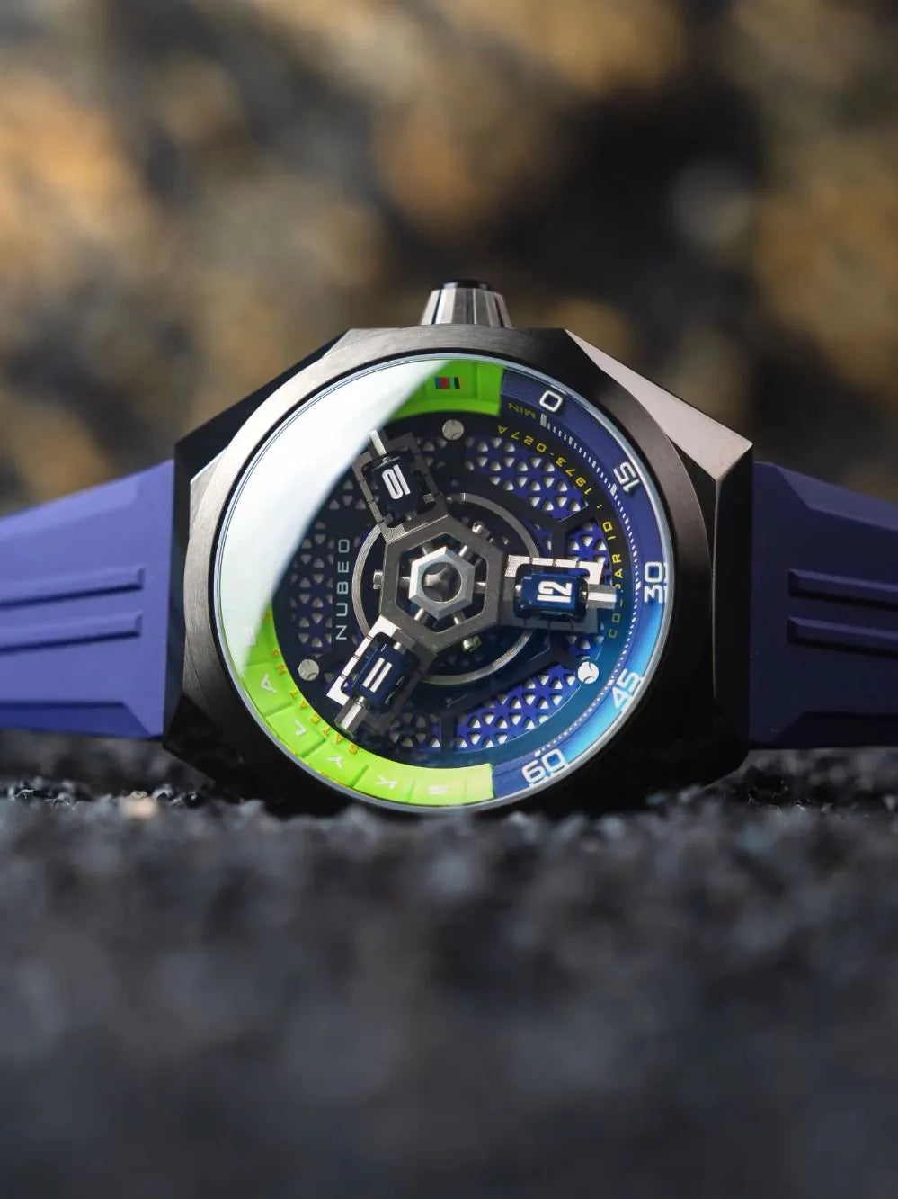 Nubeo NB-6083-0B Mens Watch Skylab Automatic Limited 48mm 10ATM