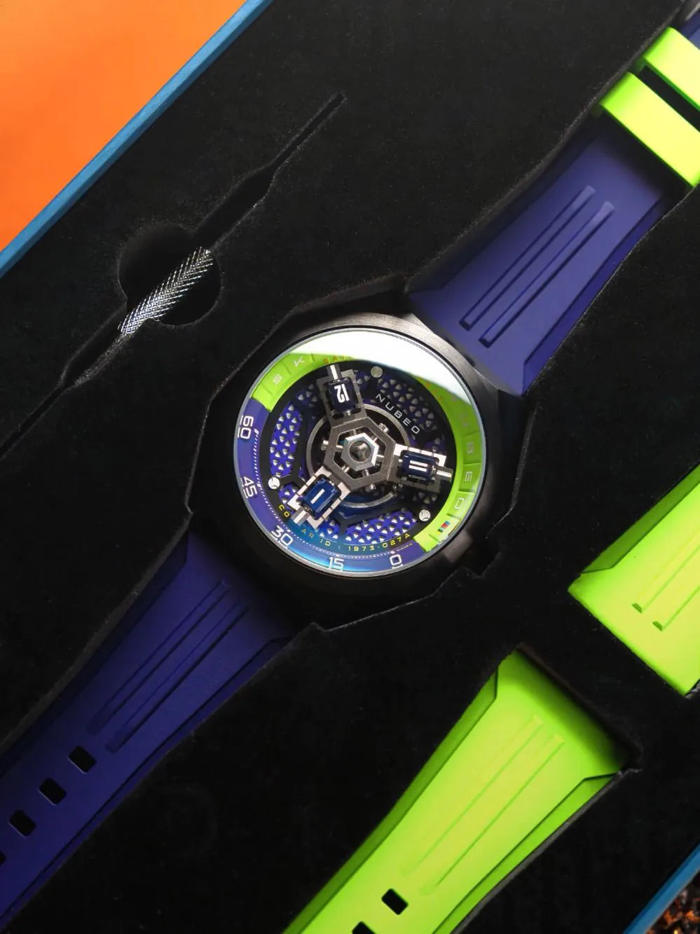 Nubeo NB-6083-0B Mens Watch Skylab Automatic Limited 48mm 10ATM