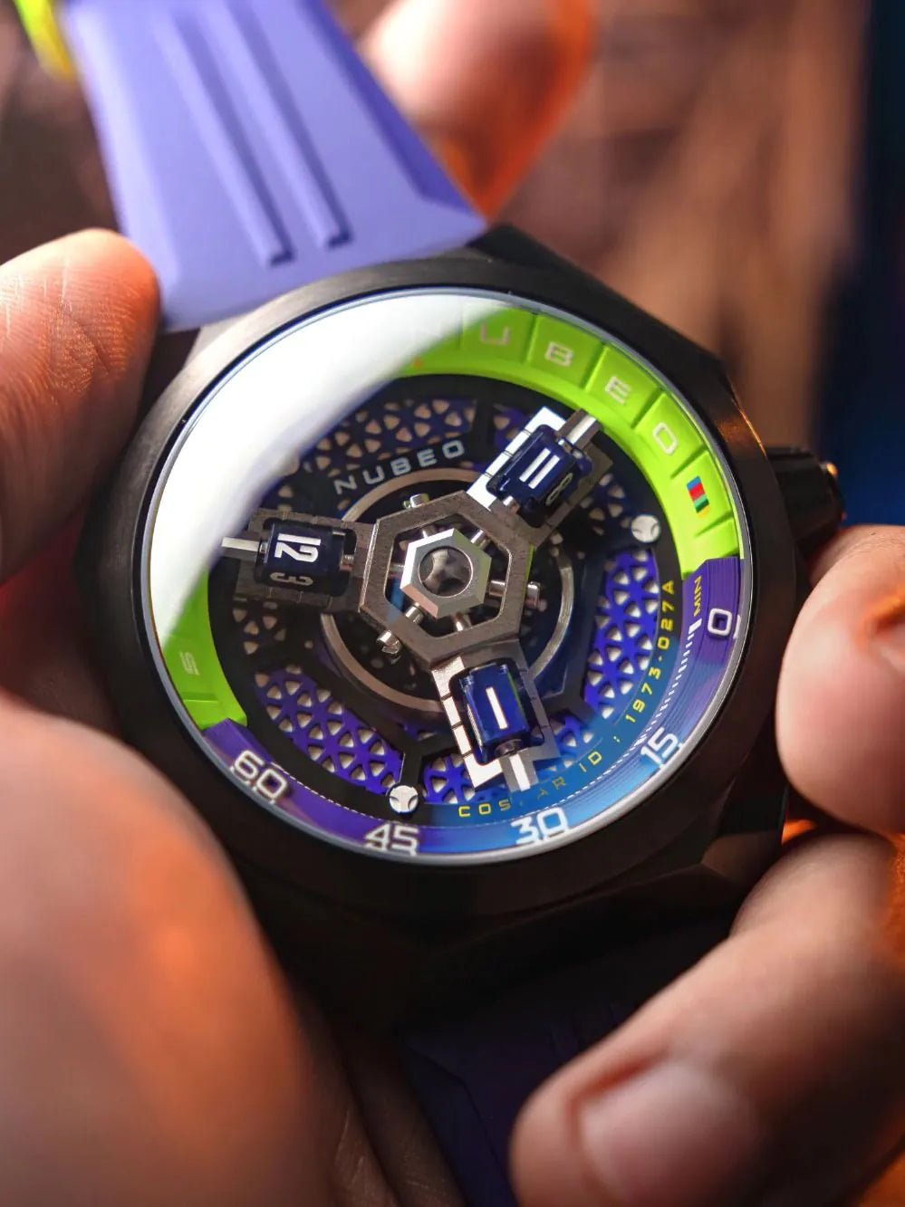 Nubeo NB-6083-0B Mens Watch Skylab Automatic Limited 48mm 10ATM