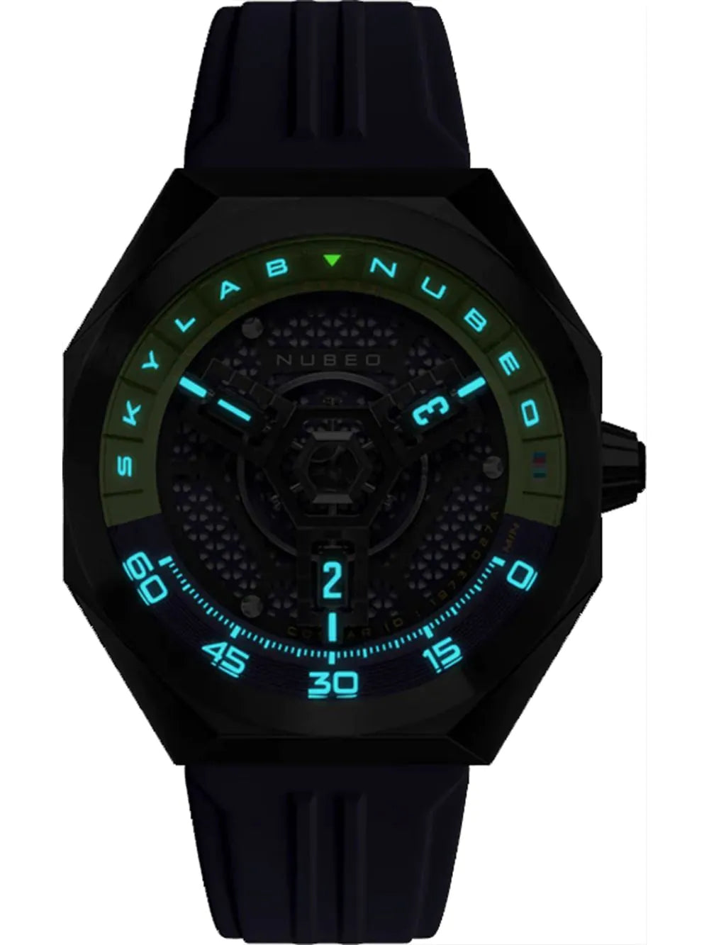 Nubeo NB-6083-0B Mens Watch Skylab Automatic Limited 48mm 10ATM