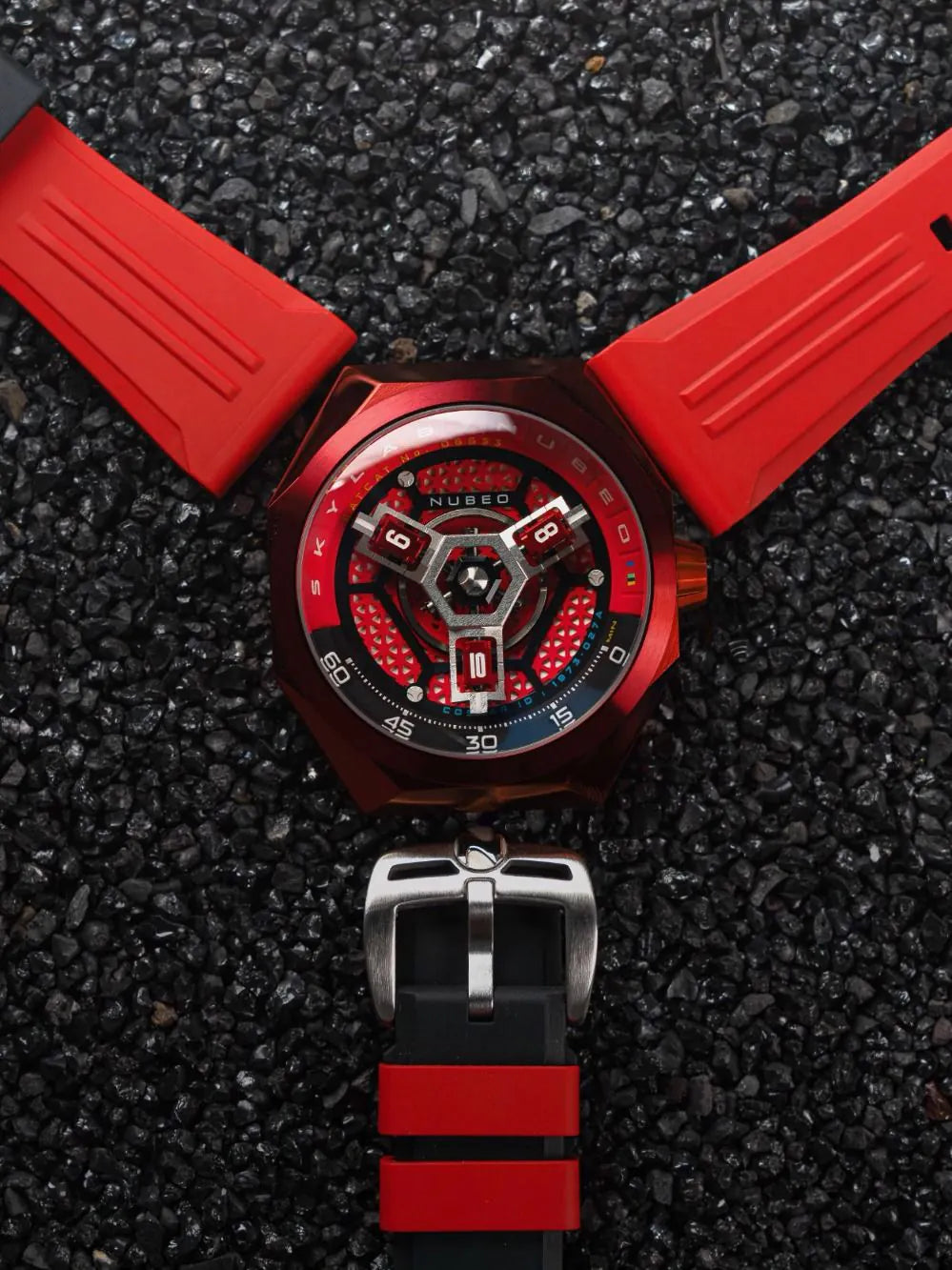 Nubeo NB-6083-0C Mens Watch Skylab Automatic Limited 48mm 10ATM