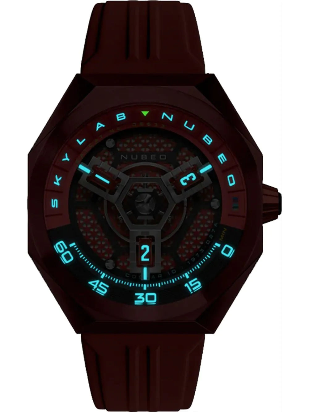 Nubeo NB-6083-0C Mens Watch Skylab Automatic Limited 48mm 10ATM