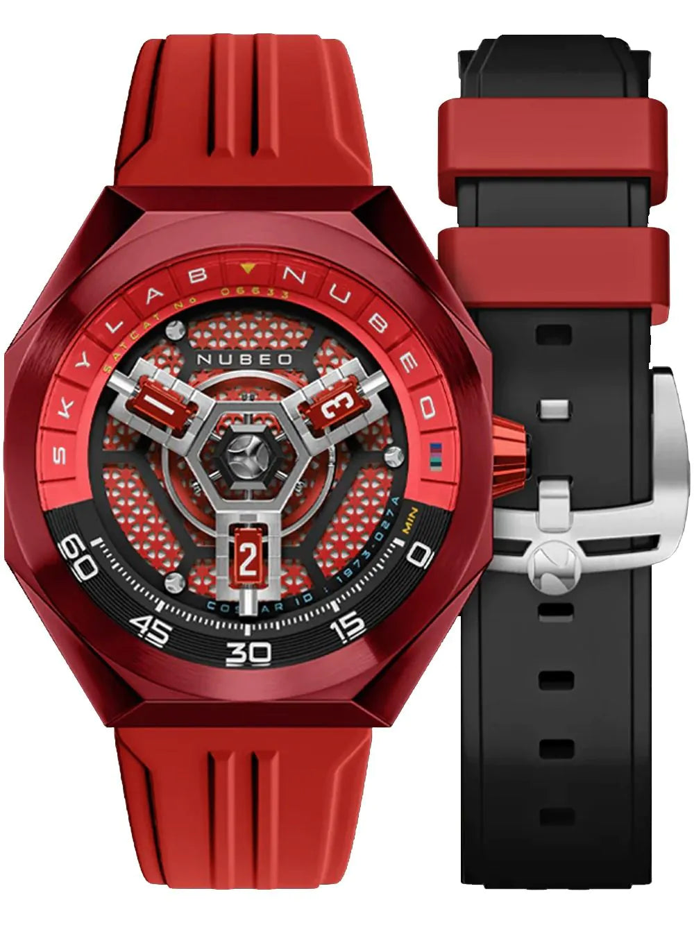 Nubeo NB-6083-0C Mens Watch Skylab Automatic Limited 48mm 10ATM