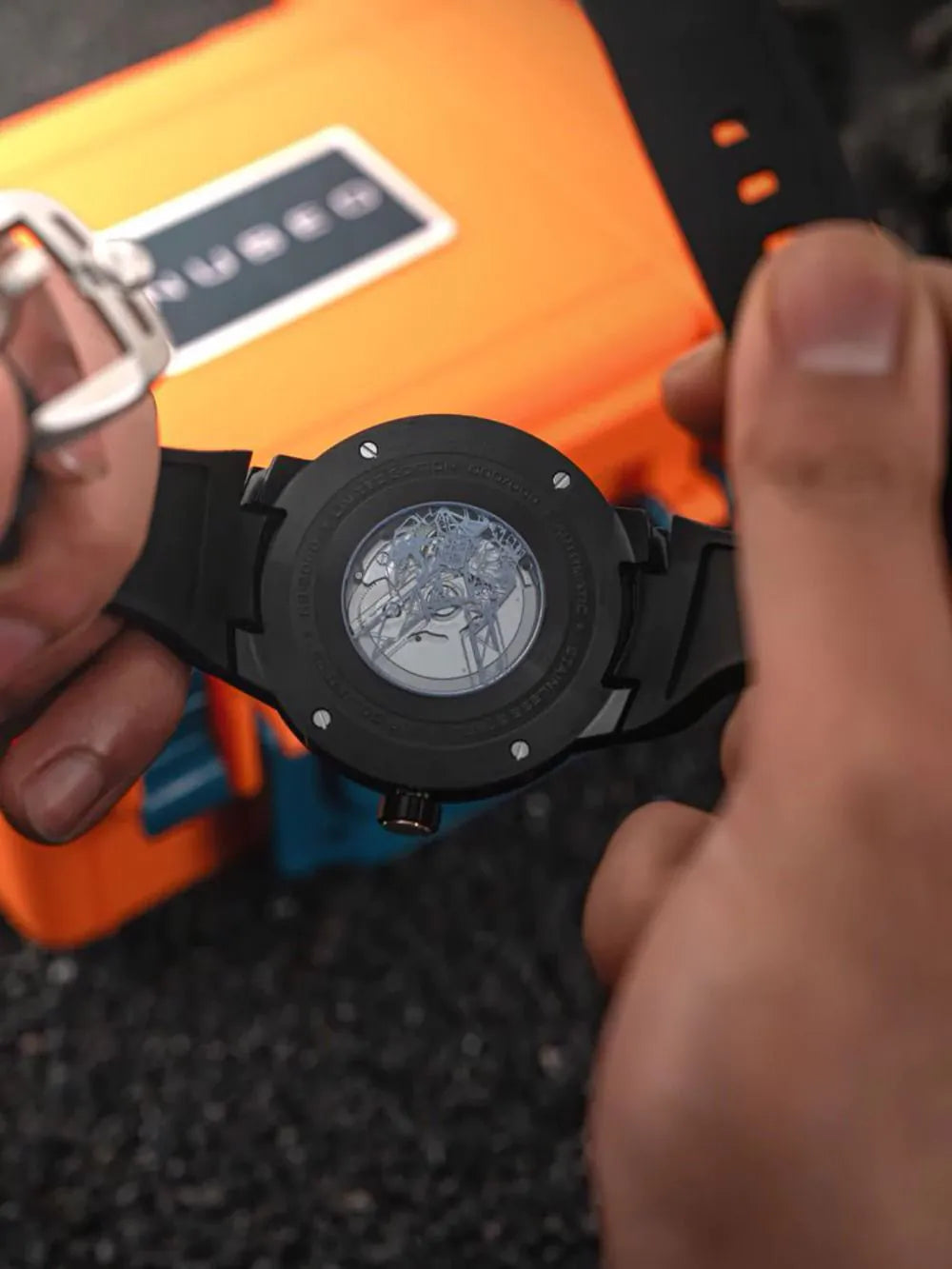 Nubeo NB-6090-22 Mens Watch Mariner 9 Automatic Limited Edition 50mm 5ATM