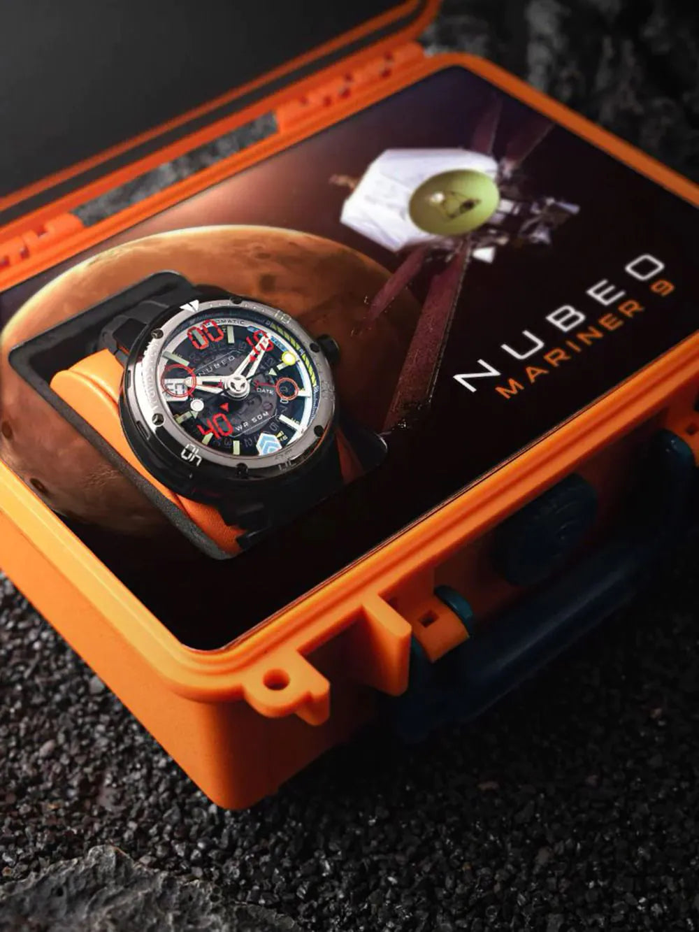 Nubeo NB-6090-22 Mens Watch Mariner 9 Automatic Limited Edition 50mm 5ATM