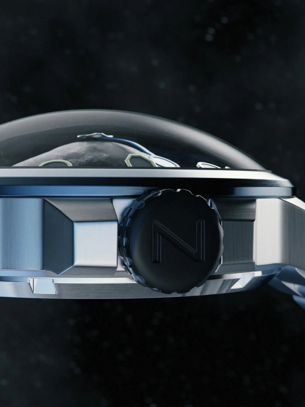 Nubeo NB-6091-22 Mens Watch Tranquility Automatic Limited 48mm 10ATM