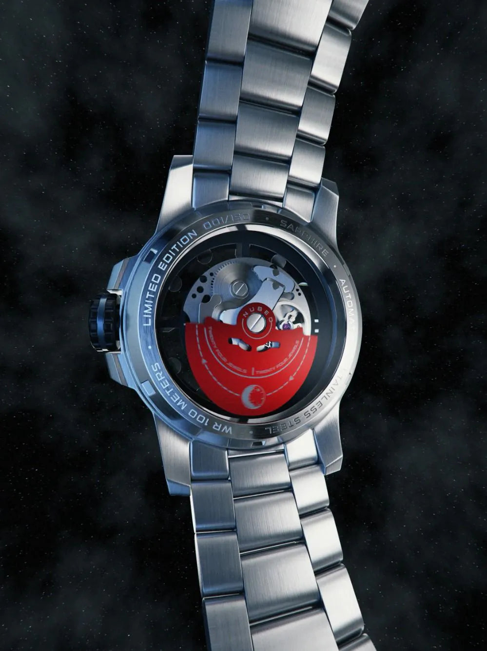 Nubeo NB-6091-22 Mens Watch Tranquility Automatic Limited 48mm 10ATM