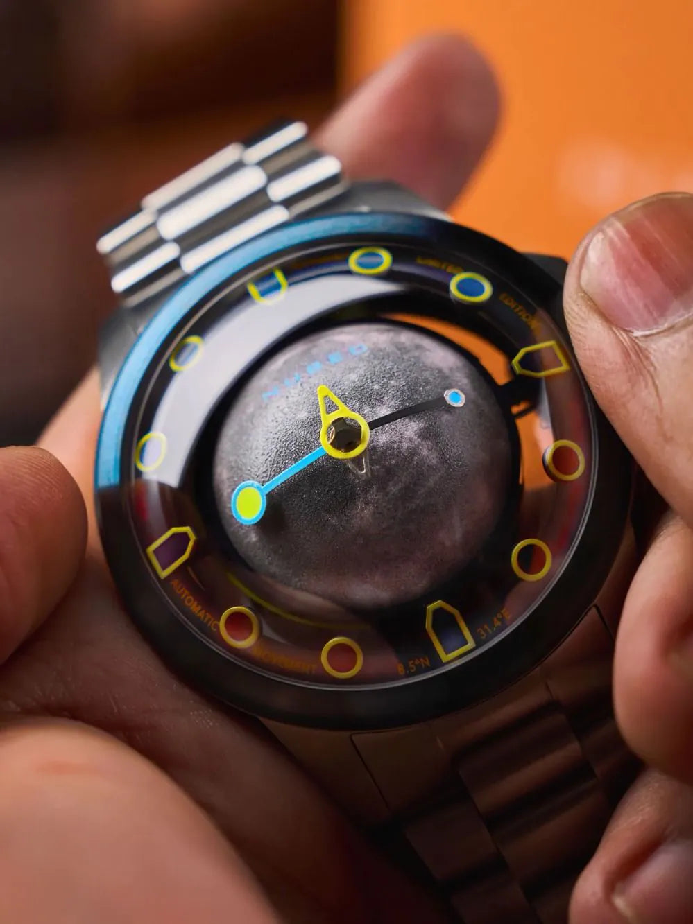 Nubeo NB-6091-22 Mens Watch Tranquility Automatic Limited 48mm 10ATM