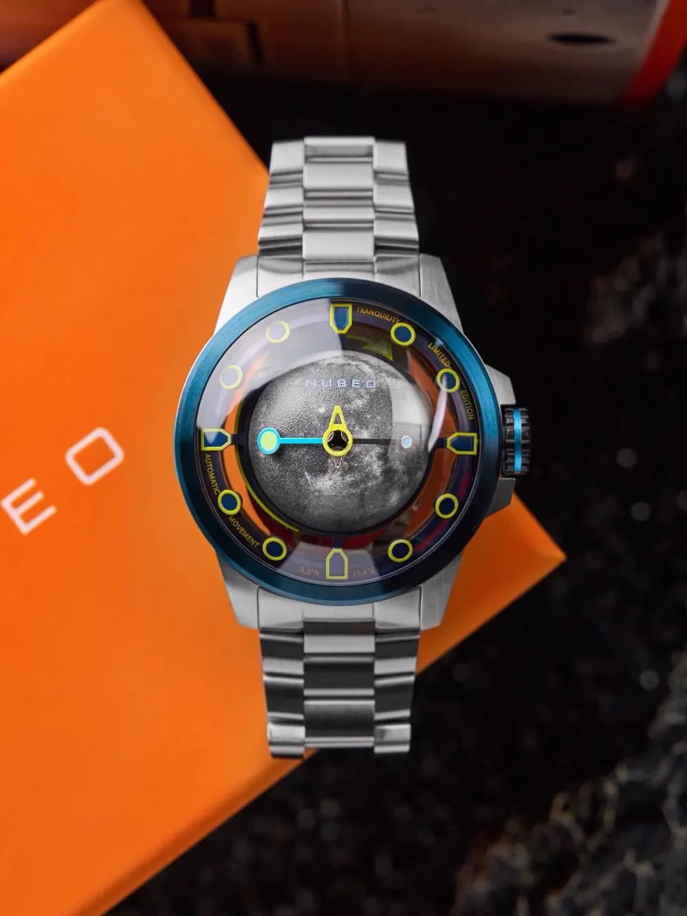 Nubeo NB-6091-22 Mens Watch Tranquility Automatic Limited 48mm 10ATM