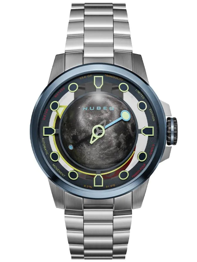 Nubeo NB-6091-22 Mens Watch Tranquility Automatic Limited 48mm 10ATM