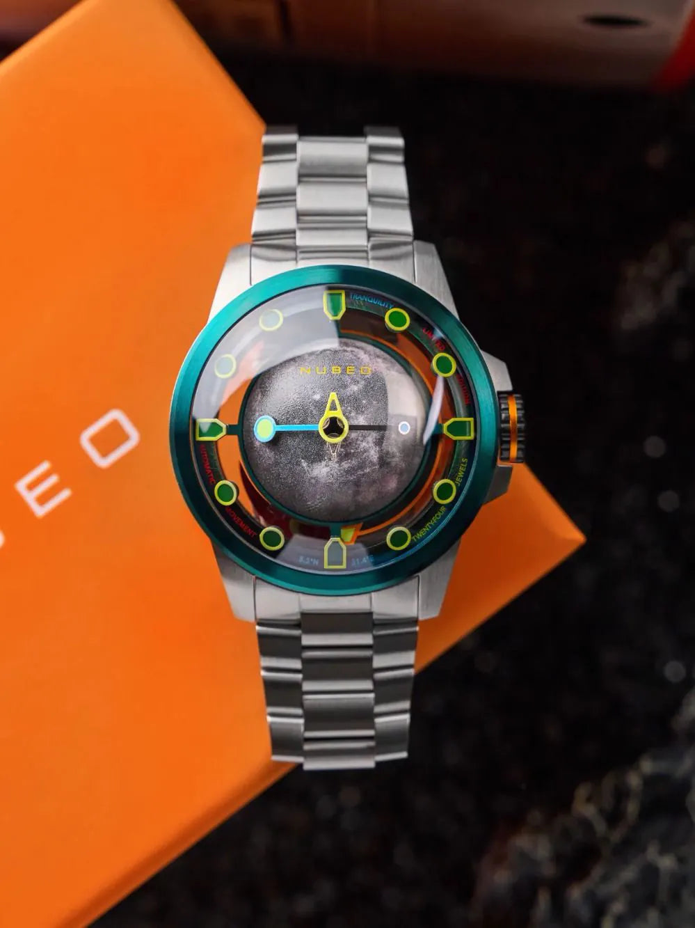 Nubeo NB-6091-33 Mens Watch Tranquility Automatic Limited 48mm 10ATM