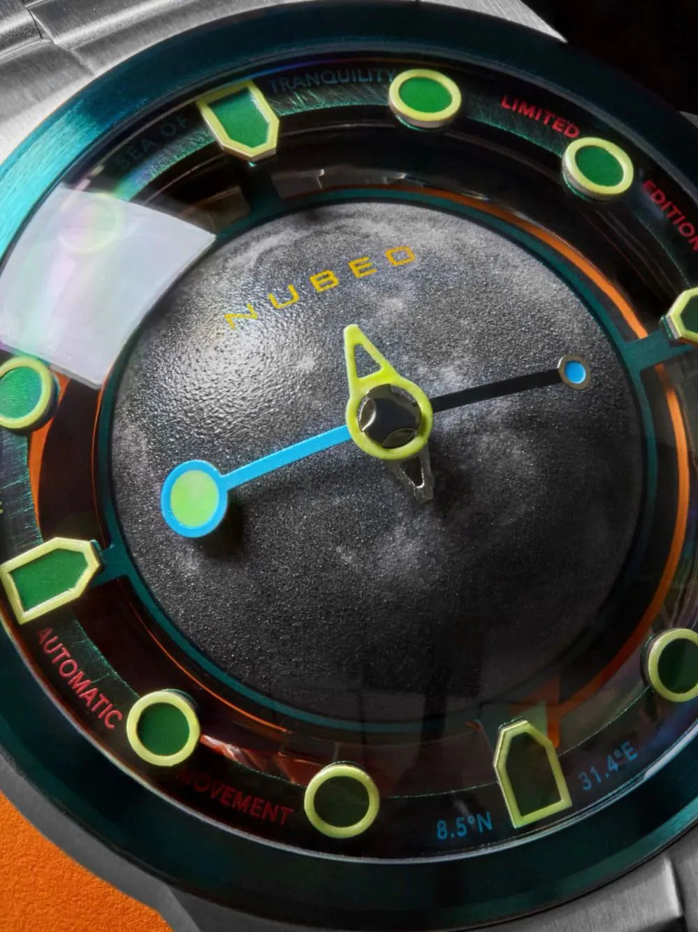 Nubeo NB-6091-33 Mens Watch Tranquility Automatic Limited 48mm 10ATM