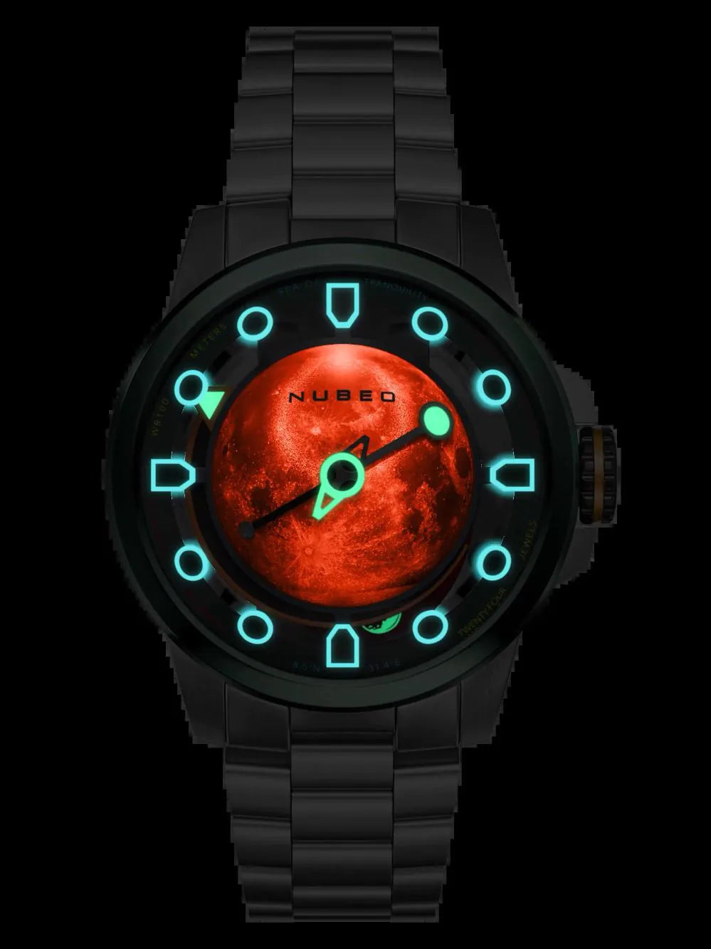 Nubeo NB-6091-33 Mens Watch Tranquility Automatic Limited 48mm 10ATM