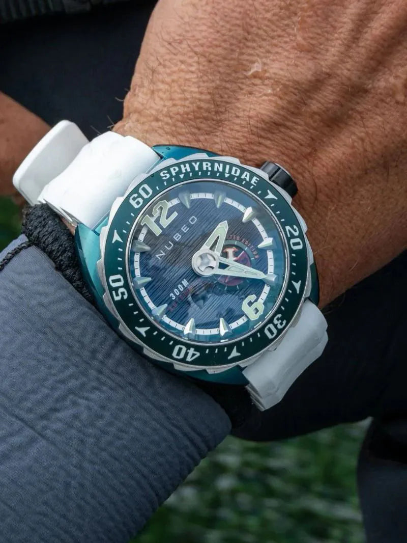 Nubeo NB-6092-02 Mens Watch Sphyrnidae Automatic Limited 49mm 30ATM