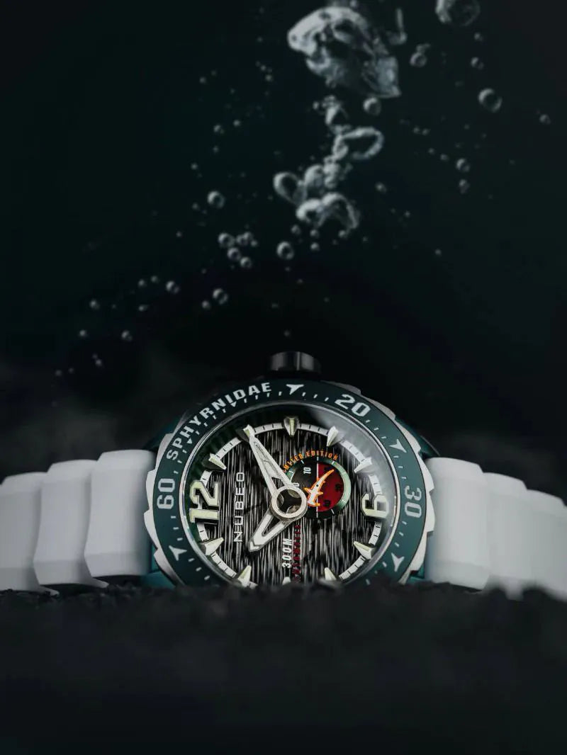 Nubeo NB-6092-02 Mens Watch Sphyrnidae Automatic Limited 49mm 30ATM