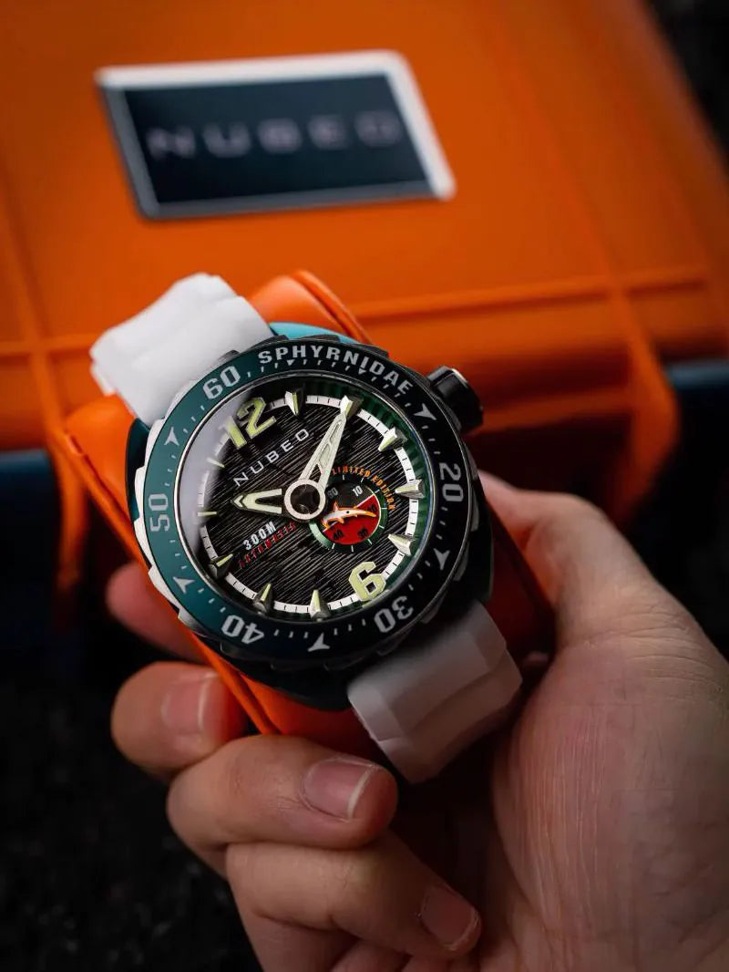 Nubeo NB-6092-02 Mens Watch Sphyrnidae Automatic Limited 49mm 30ATM