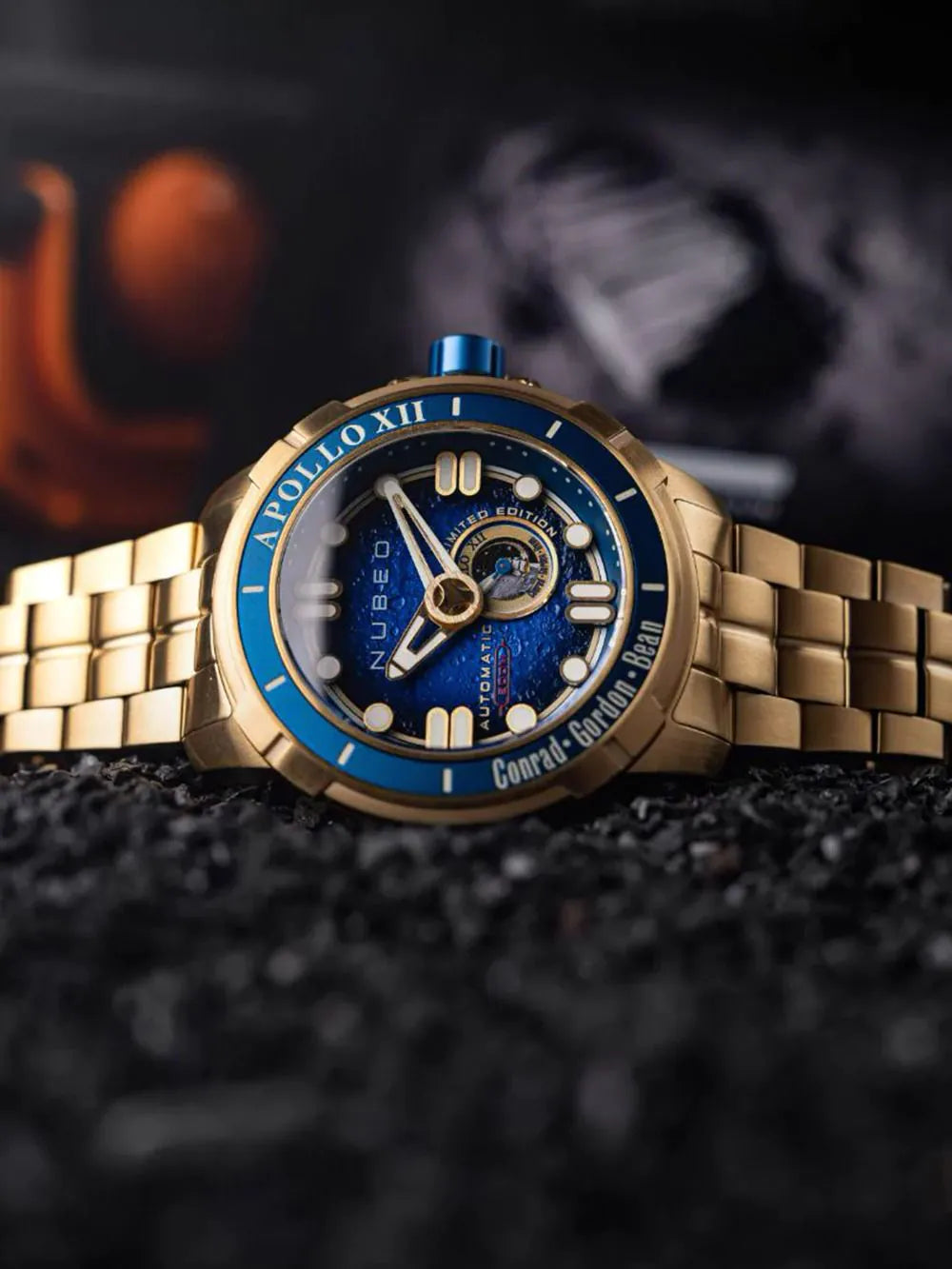 Nubeo NB-6093-44 Mens Watch Apollo 55th Automatic Limited Edition 48mm 20ATM