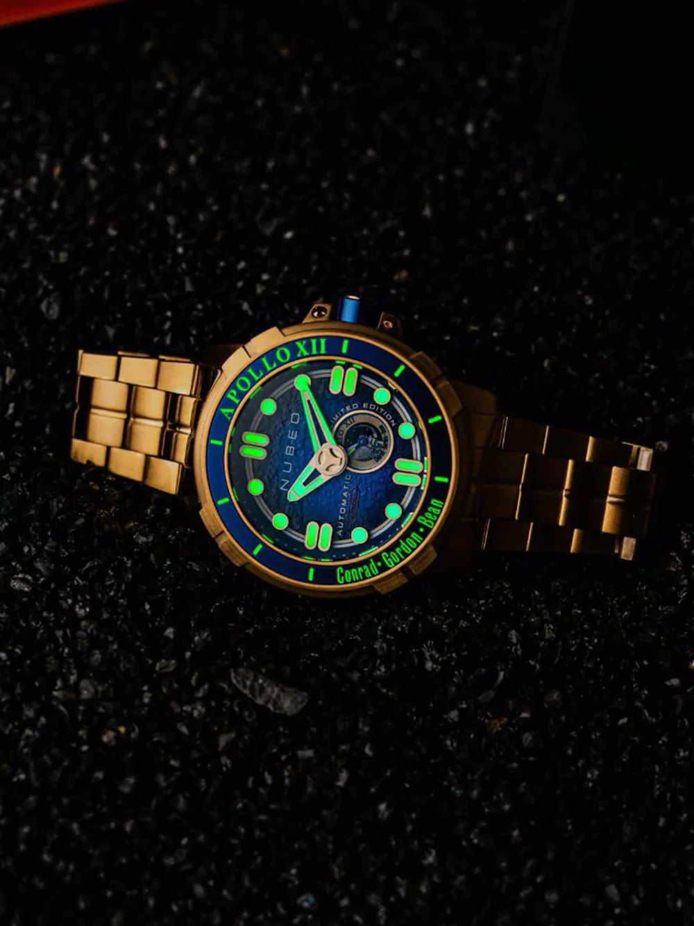 Nubeo NB-6093-44 Mens Watch Apollo 55th Automatic Limited Edition 48mm 20ATM