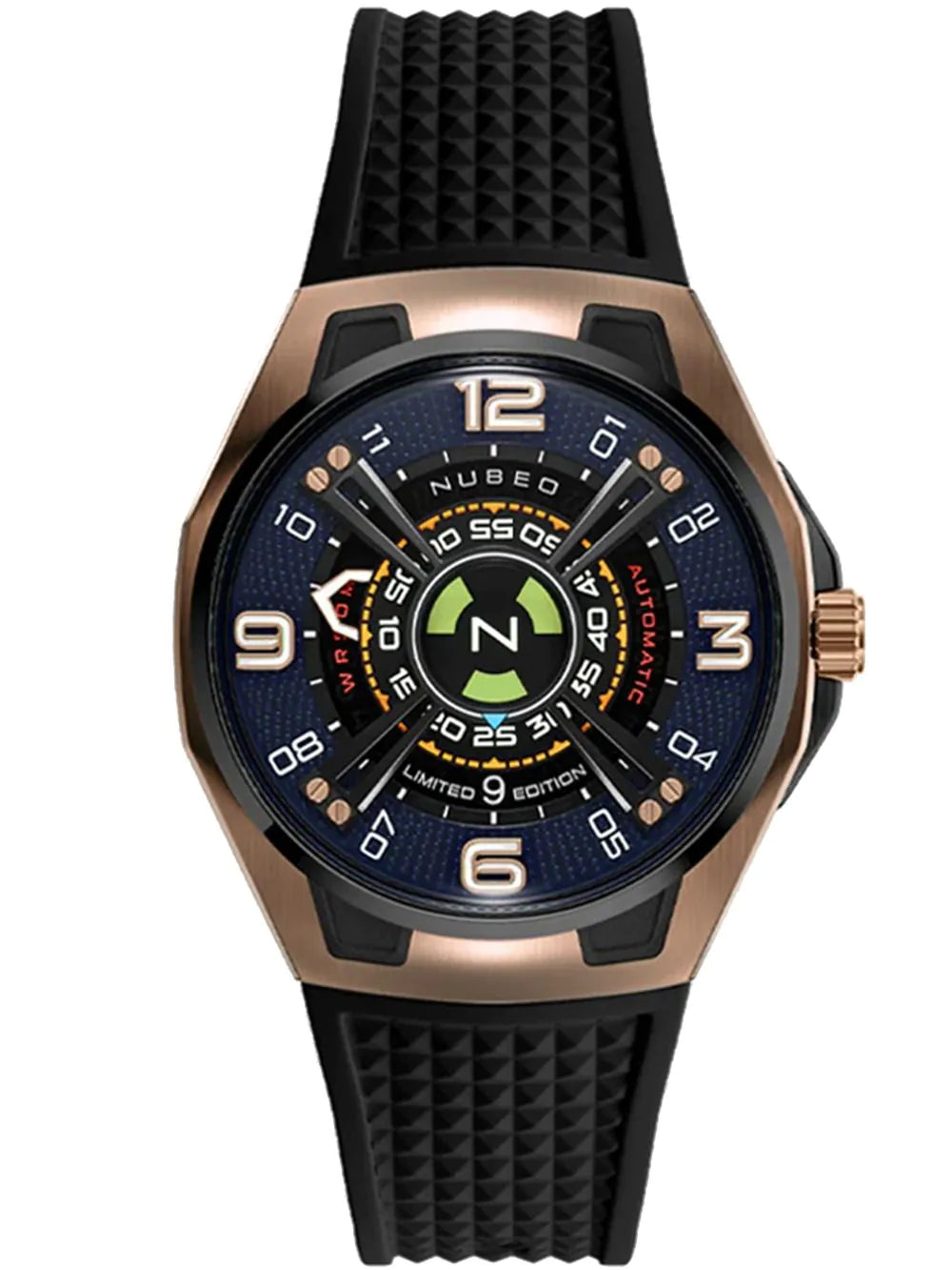 Nubeo NB-6094-01 Mens Watch OAO Automatic Limited Edition 44mm 5ATM
