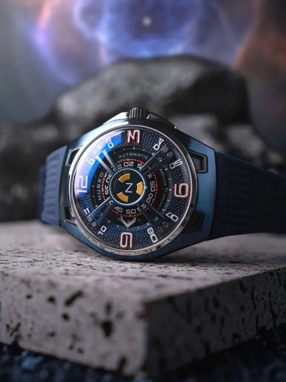 Nubeo NB-6094-03 Mens Watch OAO Automatic Limited Edition 44mm 5ATM