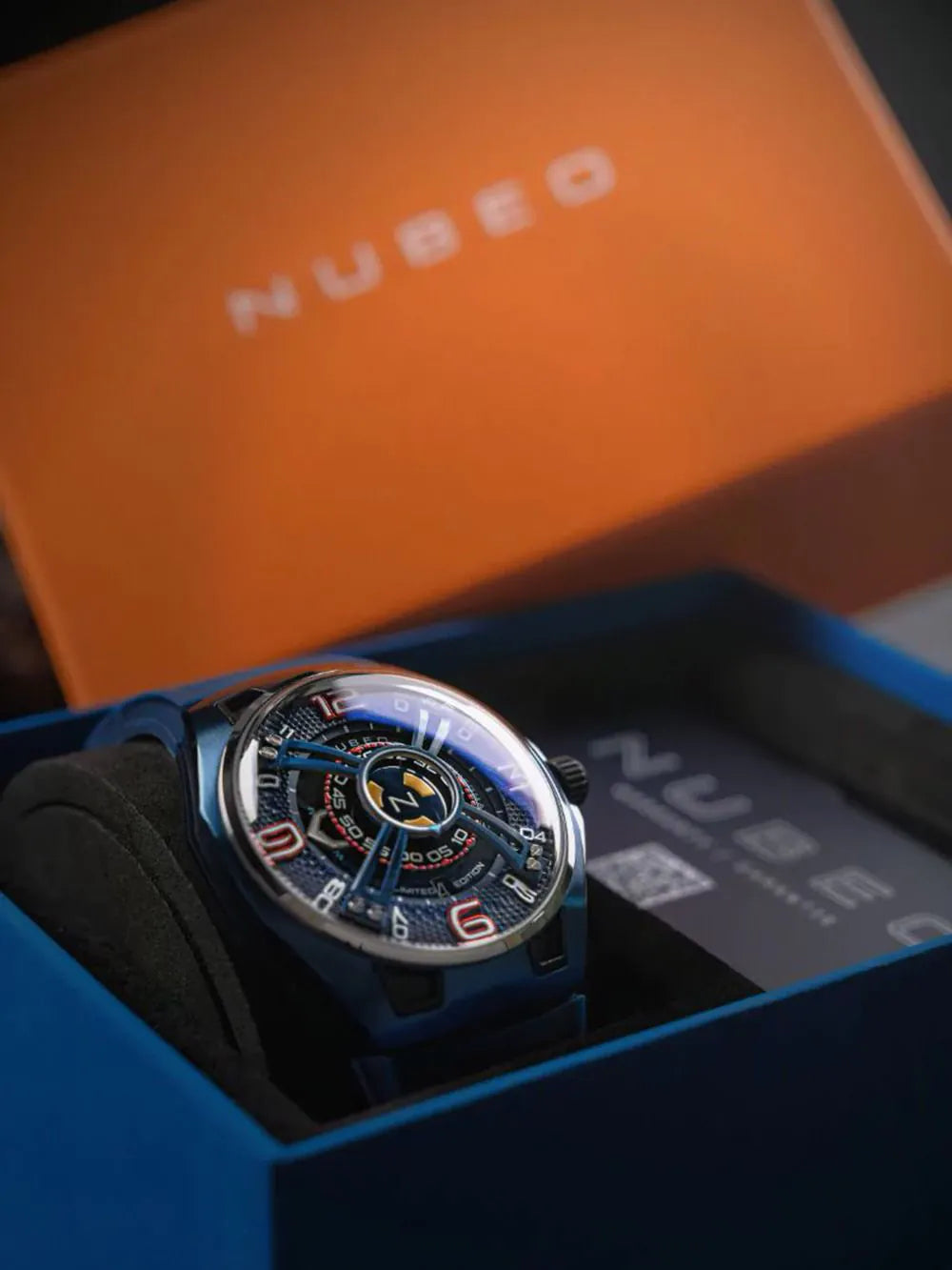 Nubeo NB-6094-03 Mens Watch OAO Automatic Limited Edition 44mm 5ATM