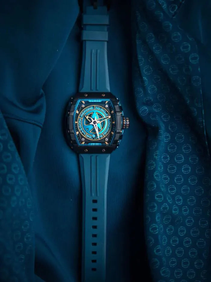 Nubeo NB-6098-03 Mens Watch Star Trek Starfleet Automatic Limited 48mm 5ATM