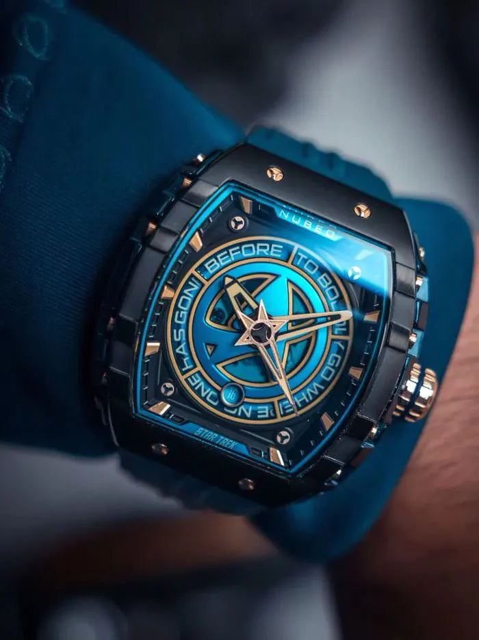 Nubeo NB-6098-03 Mens Watch Star Trek Starfleet Automatic Limited 48mm 5ATM