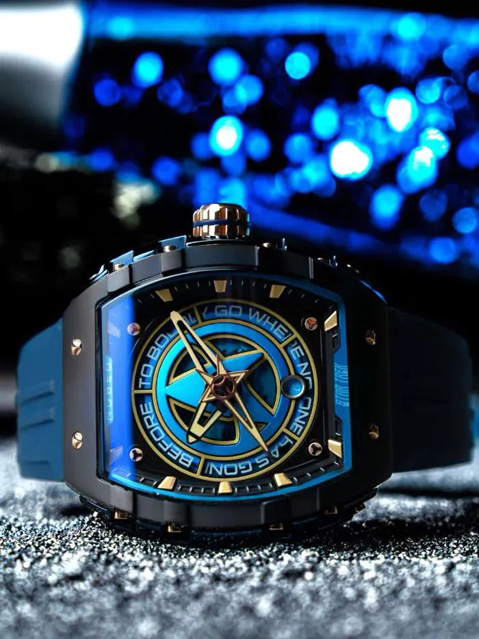 Nubeo NB-6098-03 Mens Watch Star Trek Starfleet Automatic Limited 48mm 5ATM