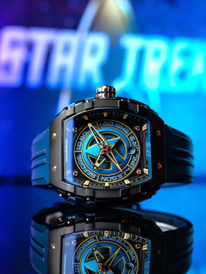 Nubeo NB-6098-03 Mens Watch Star Trek Starfleet Automatic Limited 48mm 5ATM