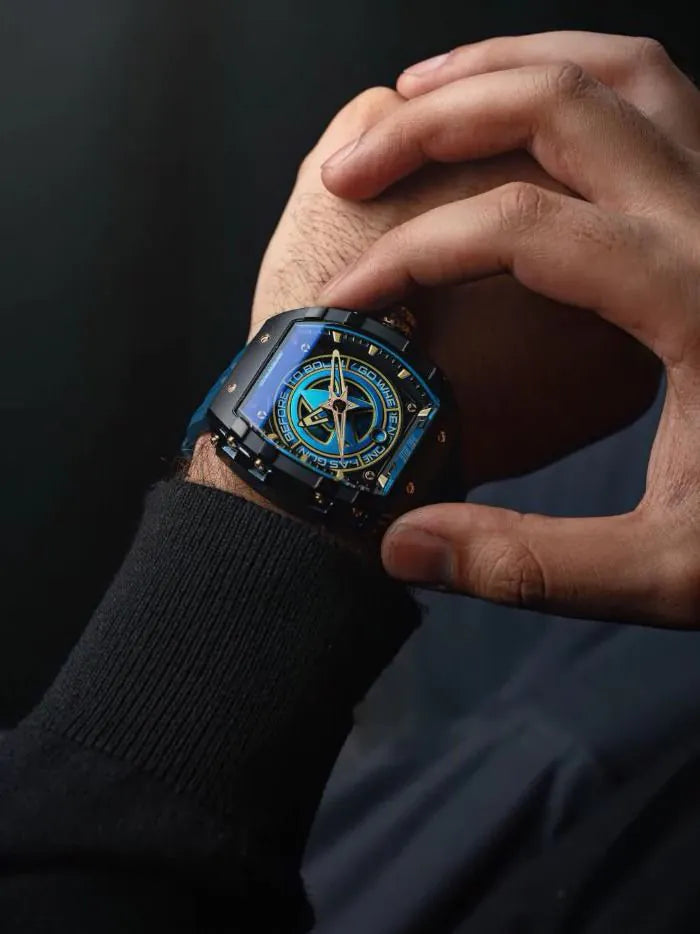 Nubeo NB-6098-03 Mens Watch Star Trek Starfleet Automatic Limited 48mm 5ATM