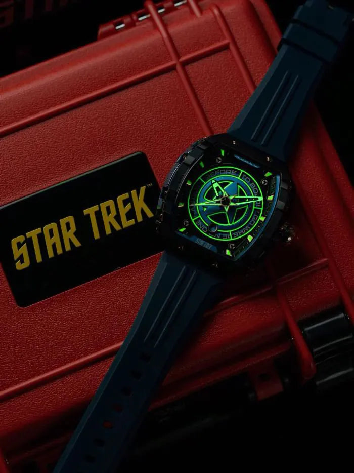 Nubeo NB-6098-03 Mens Watch Star Trek Starfleet Automatic Limited 48mm 5ATM