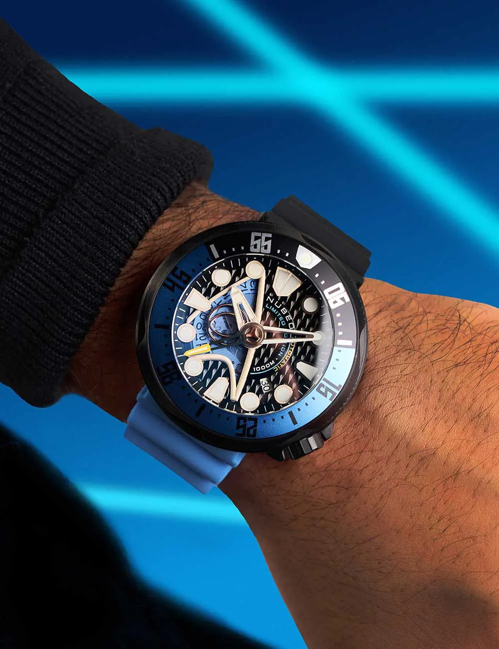 Nubeo NB-6104-02 Mens Watch Ventana Star Trek Starfleet Automatic Limited 50mm 100ATM