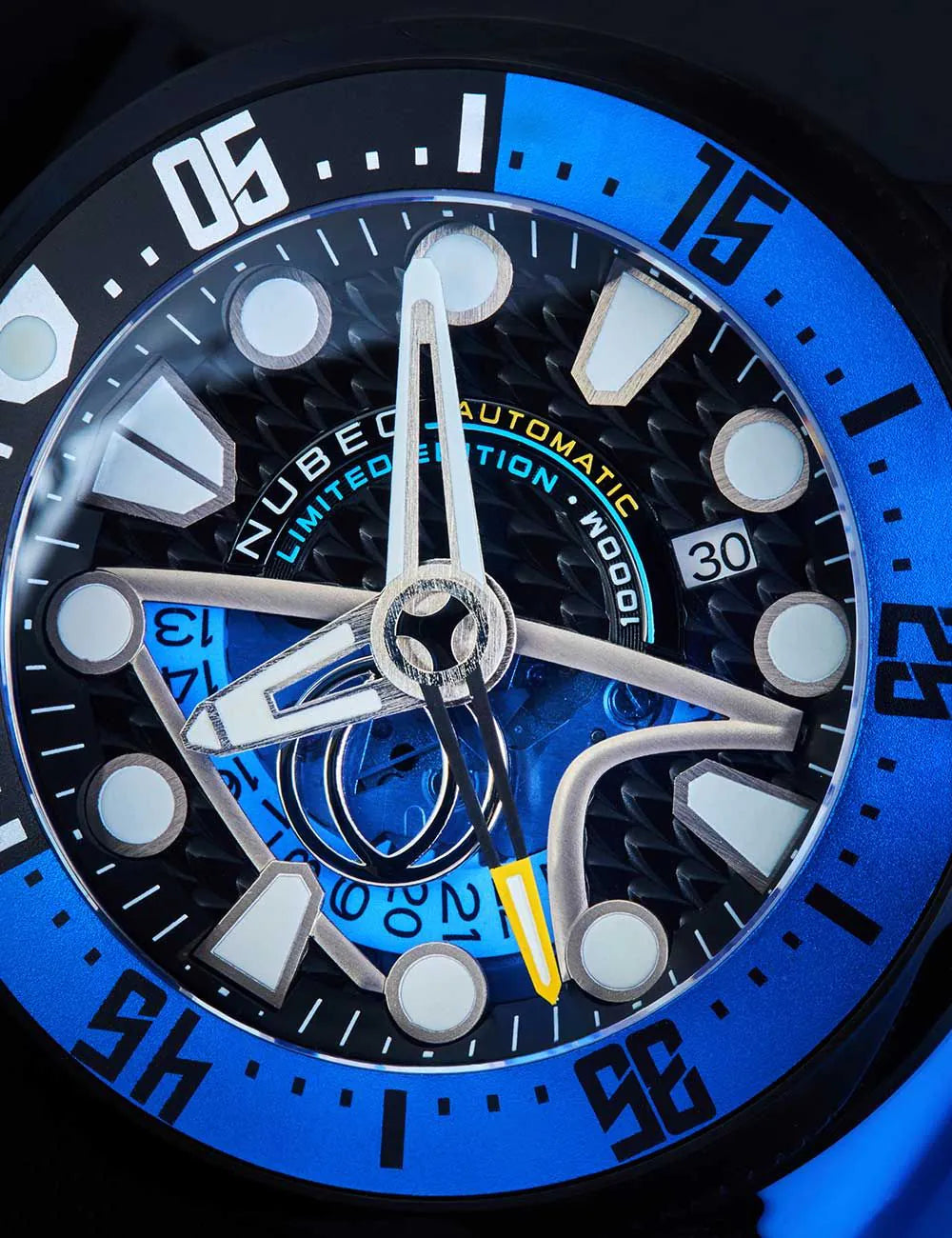 Nubeo NB-6104-02 Mens Watch Ventana Star Trek Starfleet Automatic Limited 50mm 100ATM