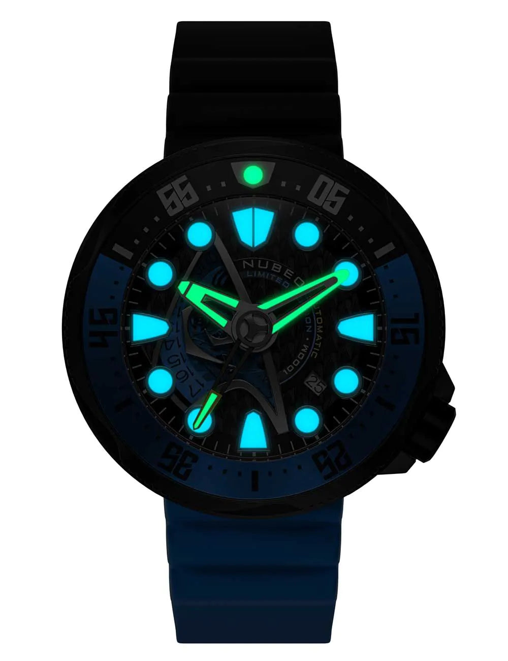 Nubeo NB-6104-02 Mens Watch Ventana Star Trek Starfleet Automatic Limited 50mm 100ATM