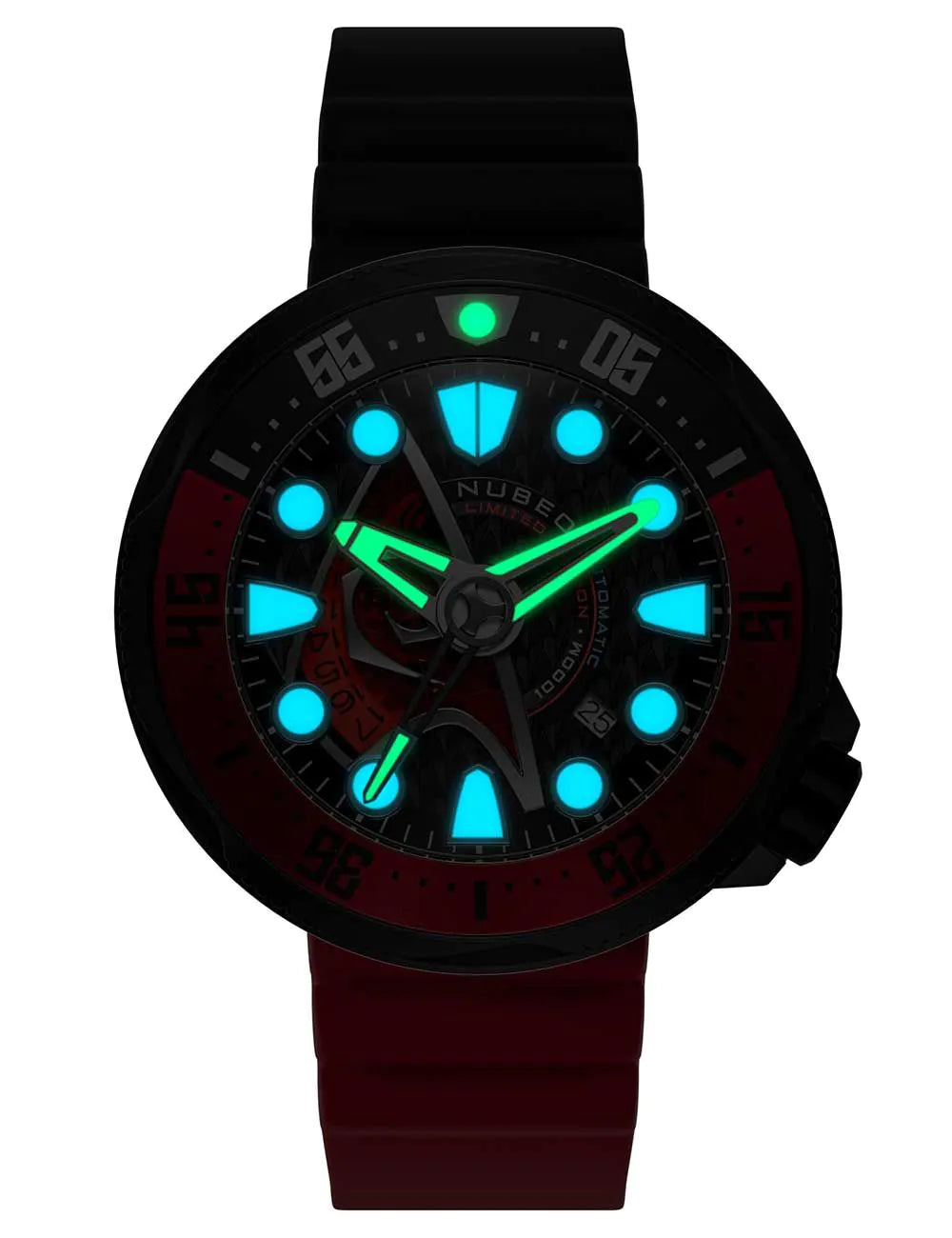 Nubeo NB-6104-03 Mens Watch Ventana Star Trek Starfleet Automatic Limited 50mm 100ATM