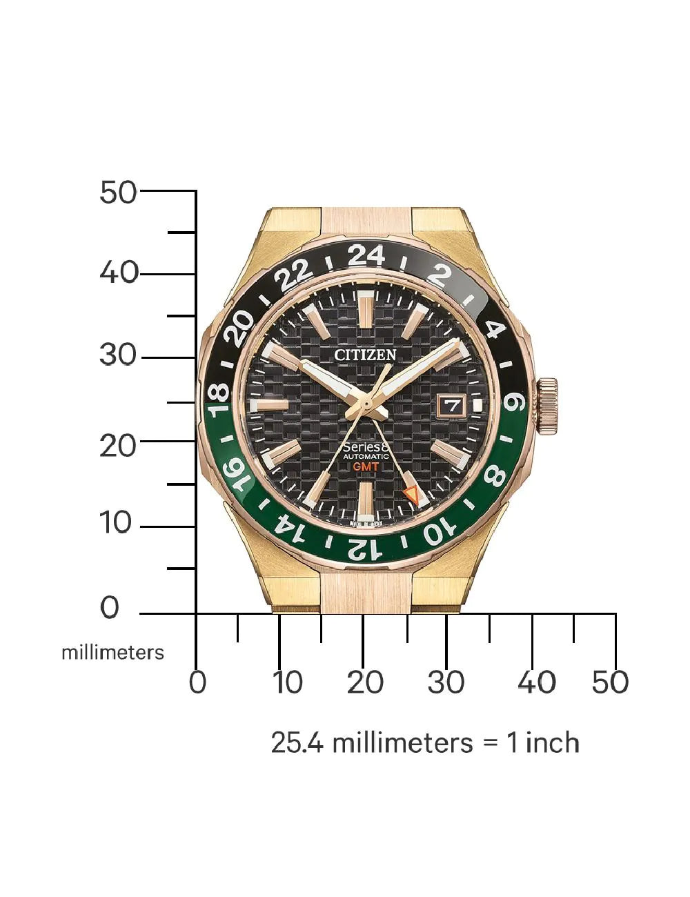 Citizen NB6033-51E Mens Watch Series 8 GMT Automatic 41mm 10ATM